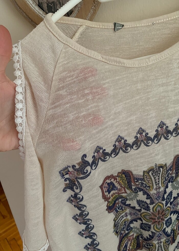 Transparan bluz - Görsel 2