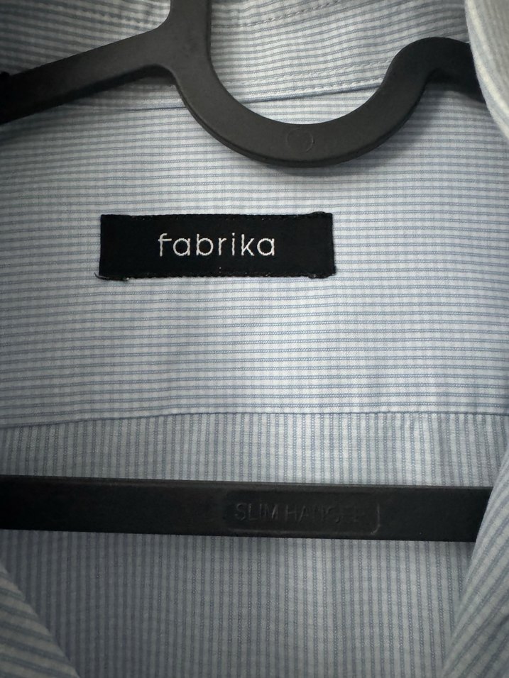 Gri Erkek Keten Gömlek, Uzun Kollu, Düğmeli - Görsel 2