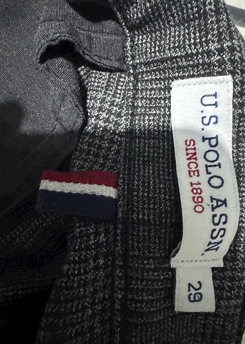 Gri Kareli erkek Kumaş Pantolon - Görsel 2