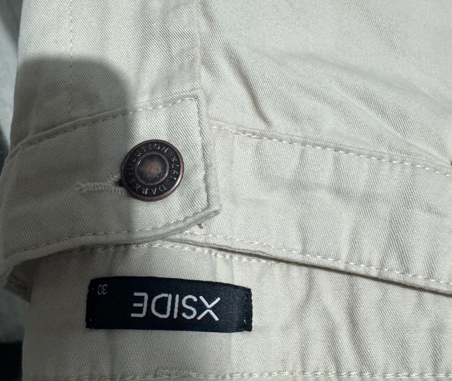 Beyaz Midi erkek Kumaş Pantolon - Görsel 2