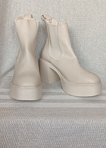 Elle Marka Krem Platform Bilek Bot