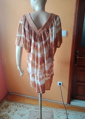 50 Beden beyaz Renk Şile bezi transparan pareo