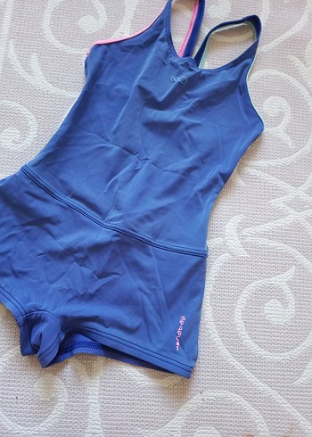Decathlon Mavi Spor Kız Çocuk Mayo