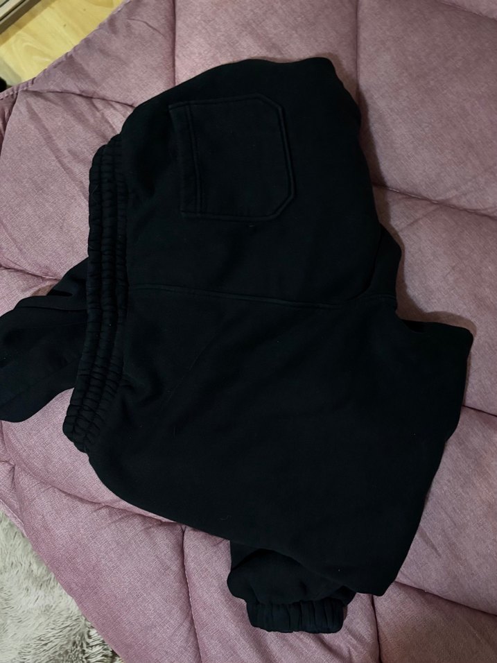 Siyah Unisex Salaş Eşofman Altı - Görsel 3