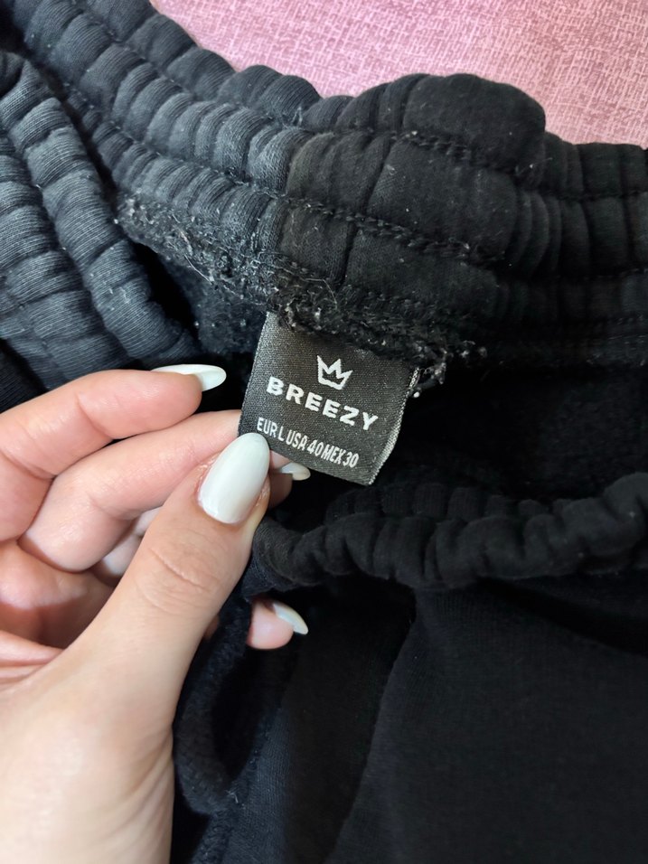 Siyah Unisex Salaş Eşofman Altı - Görsel 2