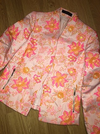 Diğer Çiçek desenli ceket