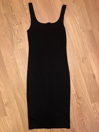 Zara Siyah kalem elbise