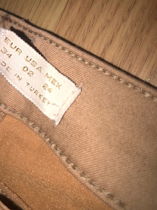 xs Beden Zara camel pantolon