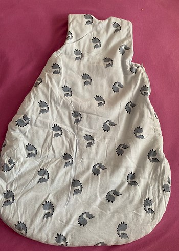 Gri Baskılı Bebek Uyku Tulumu - Görsel 3