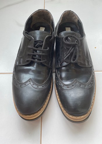 Siyah Deri Minimalist Klasik Erkek Ayakkabı - Görsel 2