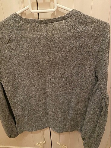 S beden balon kollu ince kazak - Görsel 4