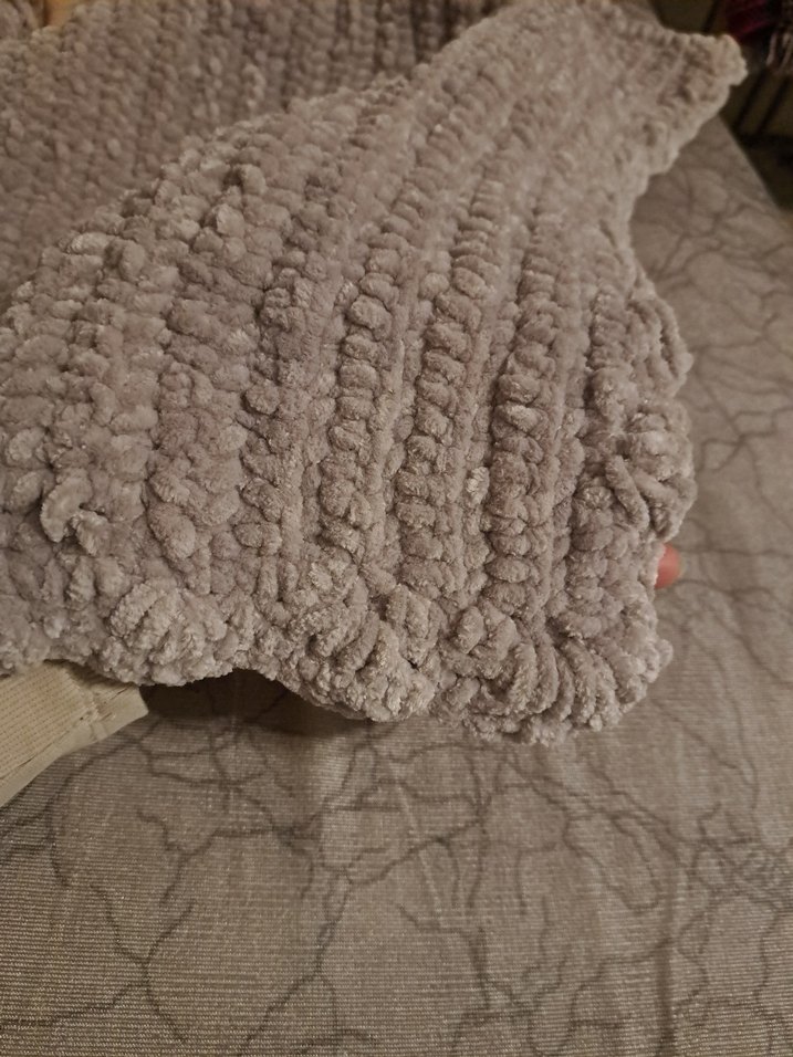 Gri Örgü Çocuk Battaniyesi - Görsel 2