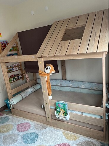 Beden camel Renk Caploonba Montessori Karyola