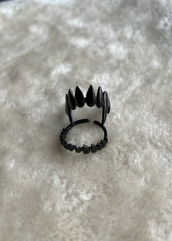 Gotik Çelik Vampir Yüzük Seti 2li - Görsel 2