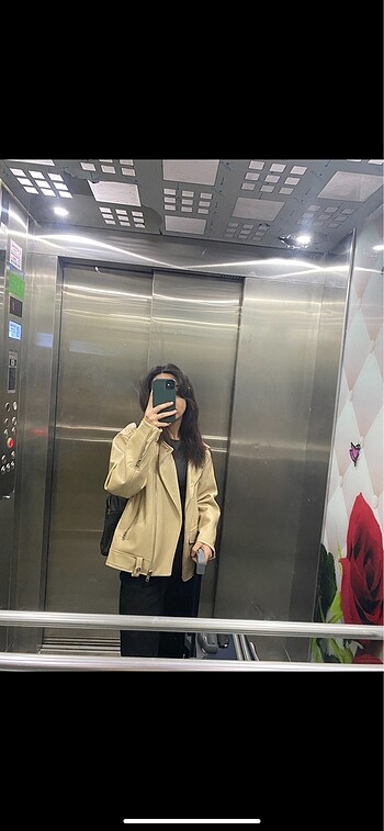 Bershka Berskha deri ceket