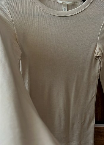 Bej Kadın Uzun Kollu Basic - Görsel 2