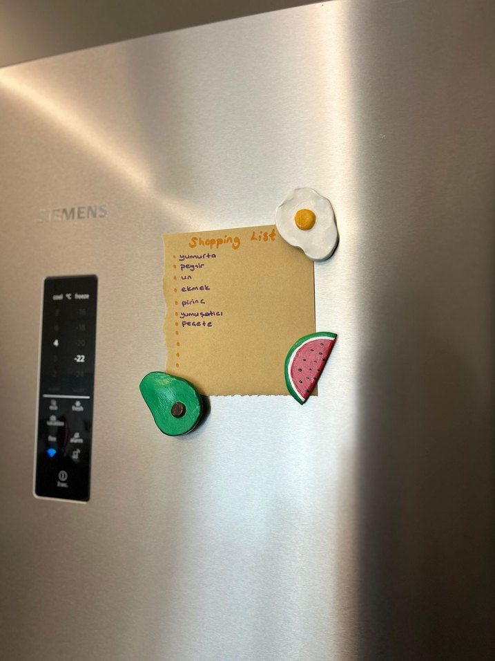 El Yapımı Seramik Magnet 1 Adet Yumurta - Görsel 3