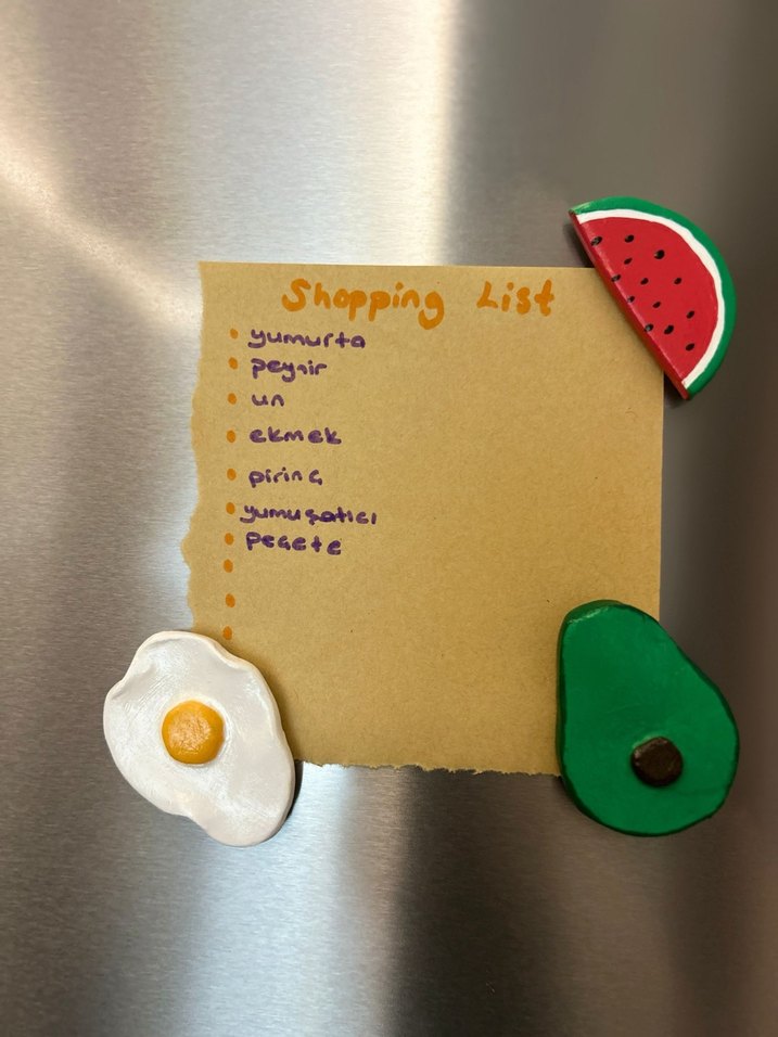 El Yapımı Seramik Magnet 1 Adet Yumurta - Görsel 2