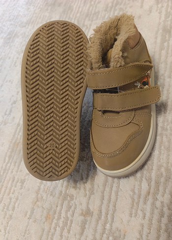 Bej Kürklü Erkek Çocuk Süet Bot - Görsel 3