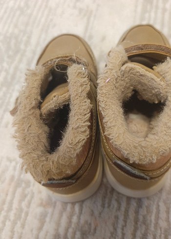 Bej Kürklü Erkek Çocuk Süet Bot - Görsel 4