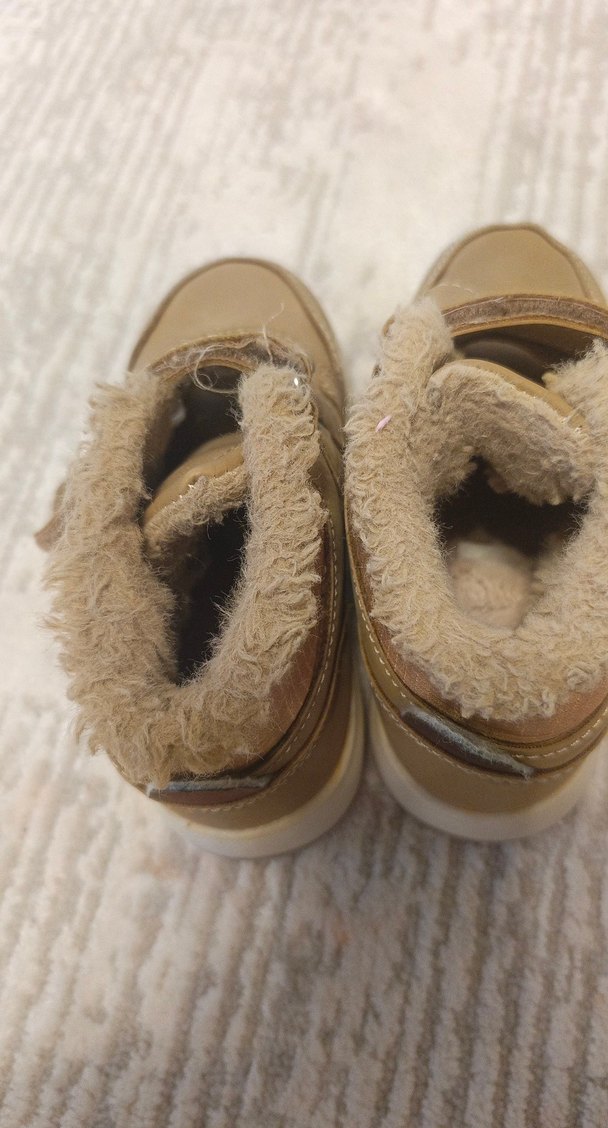 Bej Kürklü Erkek Çocuk Süet Bot - Görsel 4