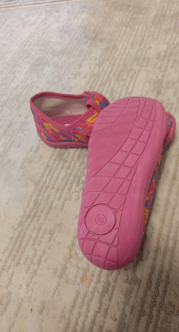 Kız Çocuk Renkli Velcro Bantlı Sandalet - Görsel 3