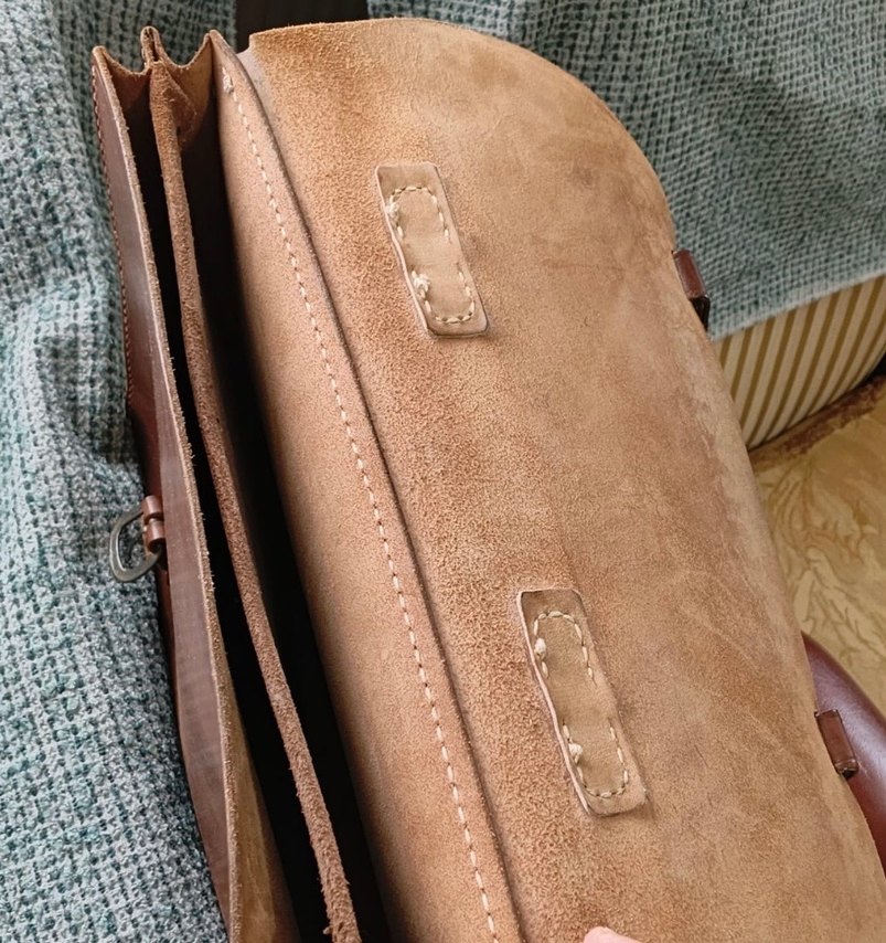 Hakiki manda derisi çanta - Görsel 5