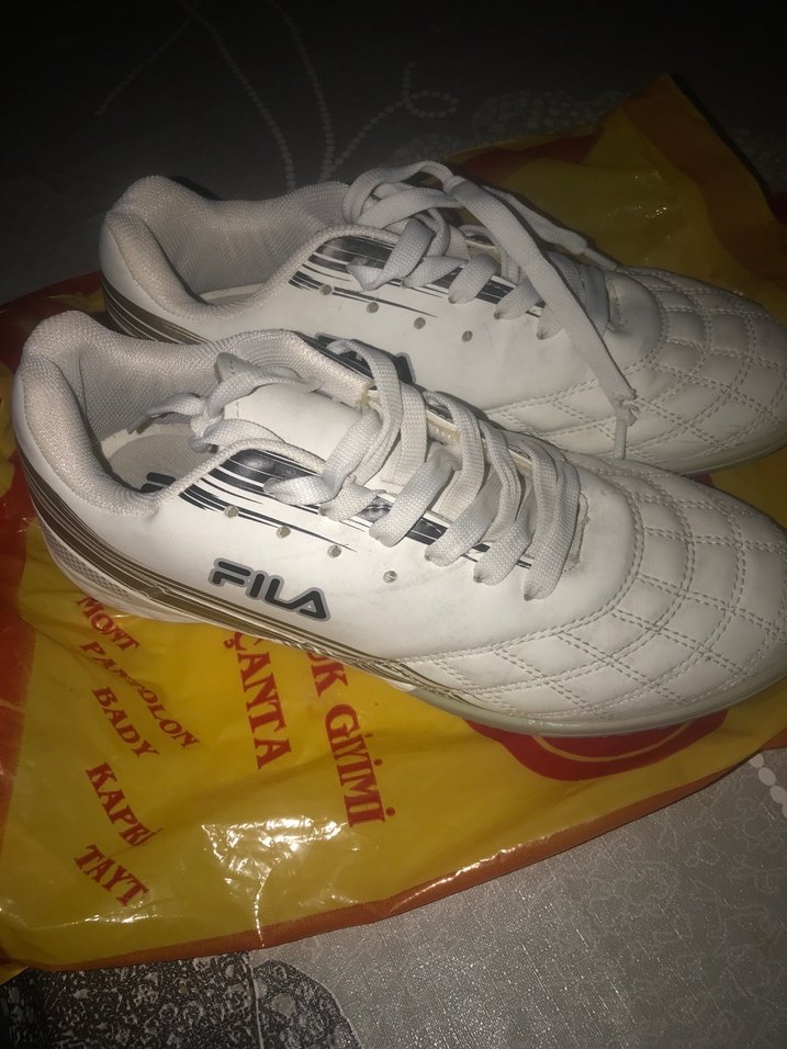 Erkek Beyaz Spor Ayakkabı Velcro - Görsel 2