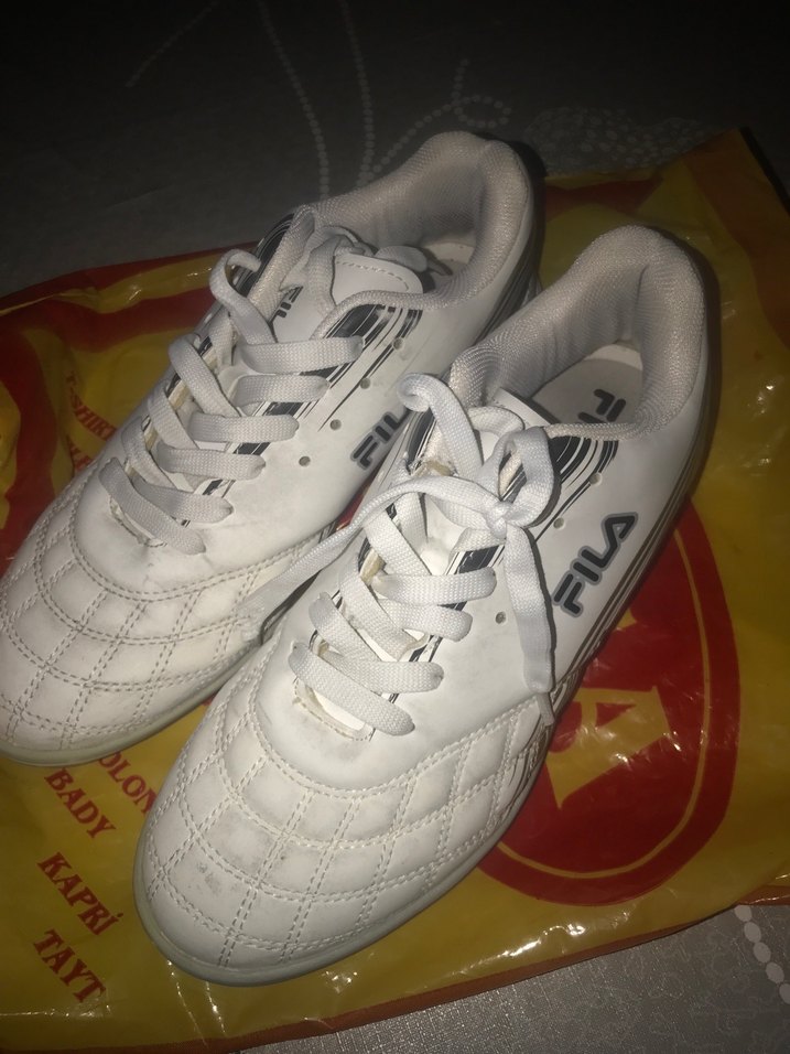 Erkek Beyaz Spor Ayakkabı Velcro - Görsel 3