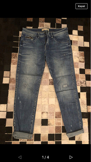 40 Beden mavi Renk Zara jean