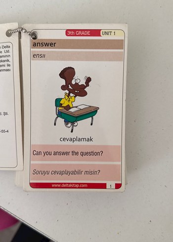 3. Sınıf Resimli İngilizce Dil Kartları - Görsel 2