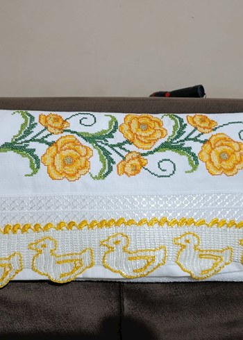 çeyizlik bohçalık kenarlı havlu - Görsel 9