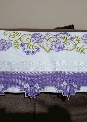 çeyizlik bohçalık kenarlı havlu - Görsel 11