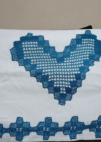 çeyizlik bohçalık kenarlı havlu - Görsel 3