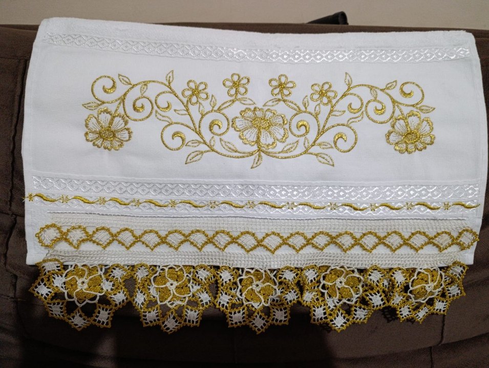 çeyizlik bohçalık kenarlı havlu - Görsel 2