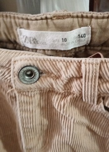 Düğmeli Bej Mini Etek - Görsel 2