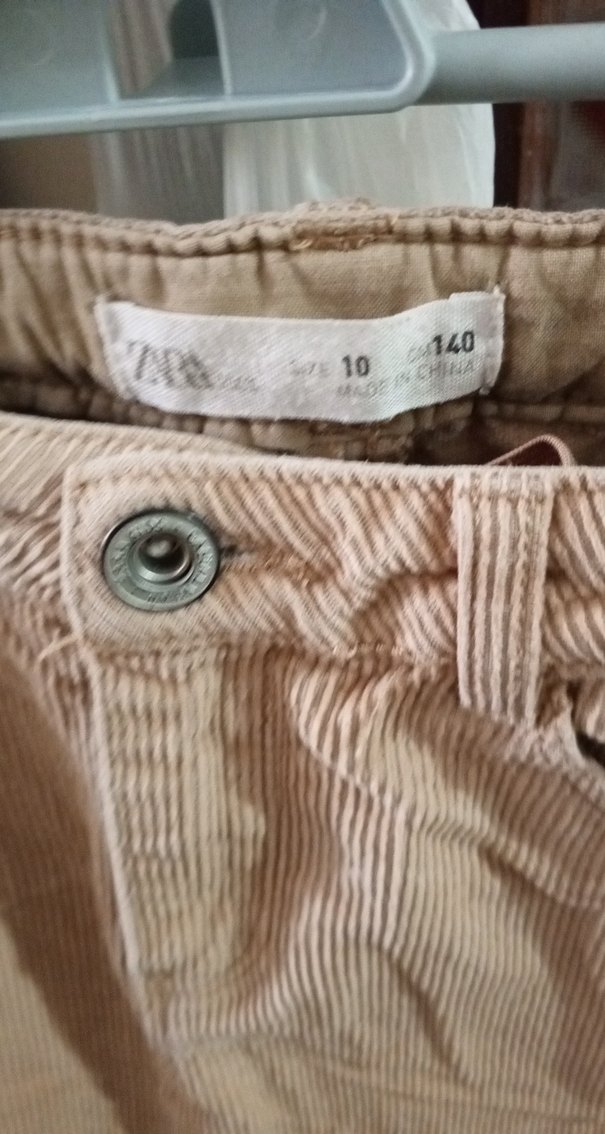 Düğmeli Bej Mini Etek - Görsel 2