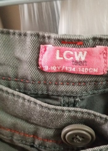 Nakışlı Gri Kız Kot Etek - Görsel 2