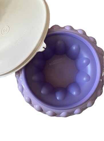 Beden Tupperware lila prenses tacı