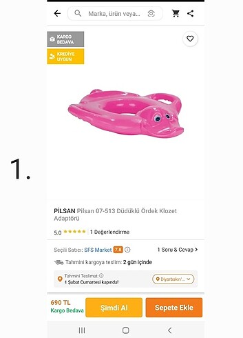 Ördek şeklinde klozet adaptörü - Görsel 2