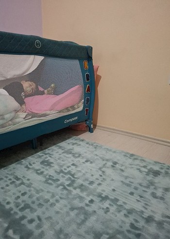  Beden Pastel Mavi Oyun Parkı Yatak