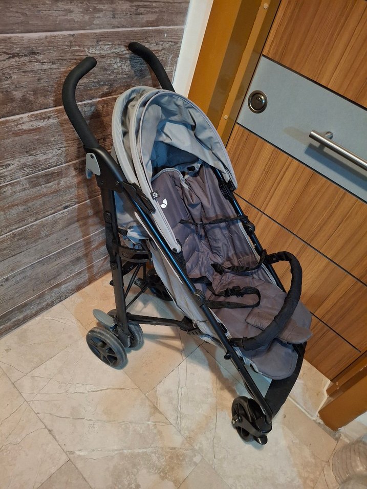 Gri Bebek Arabası - Görsel 3