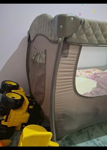 Bej ve Gri Oyun Parkı Yatak - Görsel 3