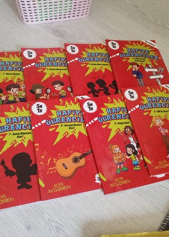 Haftiye Öğrenciler 8 Kitap Seti - İlkokul