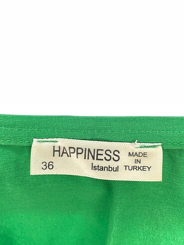 36 Beden yeşil Renk Happiness Gömlek %70 İndirimli.