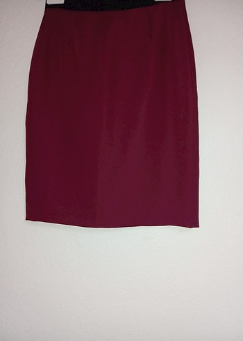 Bordo Midi Kalem Etek - Görsel 2