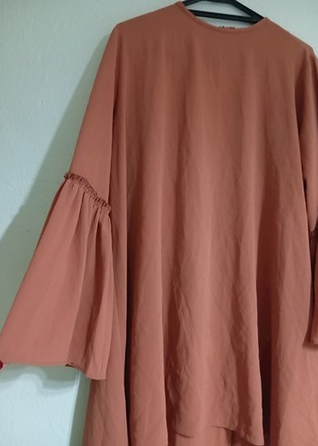 Drapeli Uzun Kollu Kadın Tunik - Görsel 3