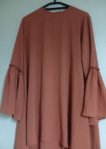 Drapeli Uzun Kollu Kadın Tunik - Görsel 2