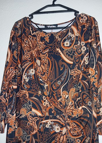 Desenli Uzun Bohem  Elbise - Görsel 4