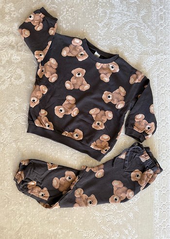 H&M Ayıcıklı Erkek alt üst Takımı